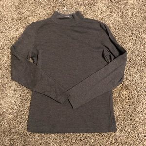dark grey long sleeve w turtle neck